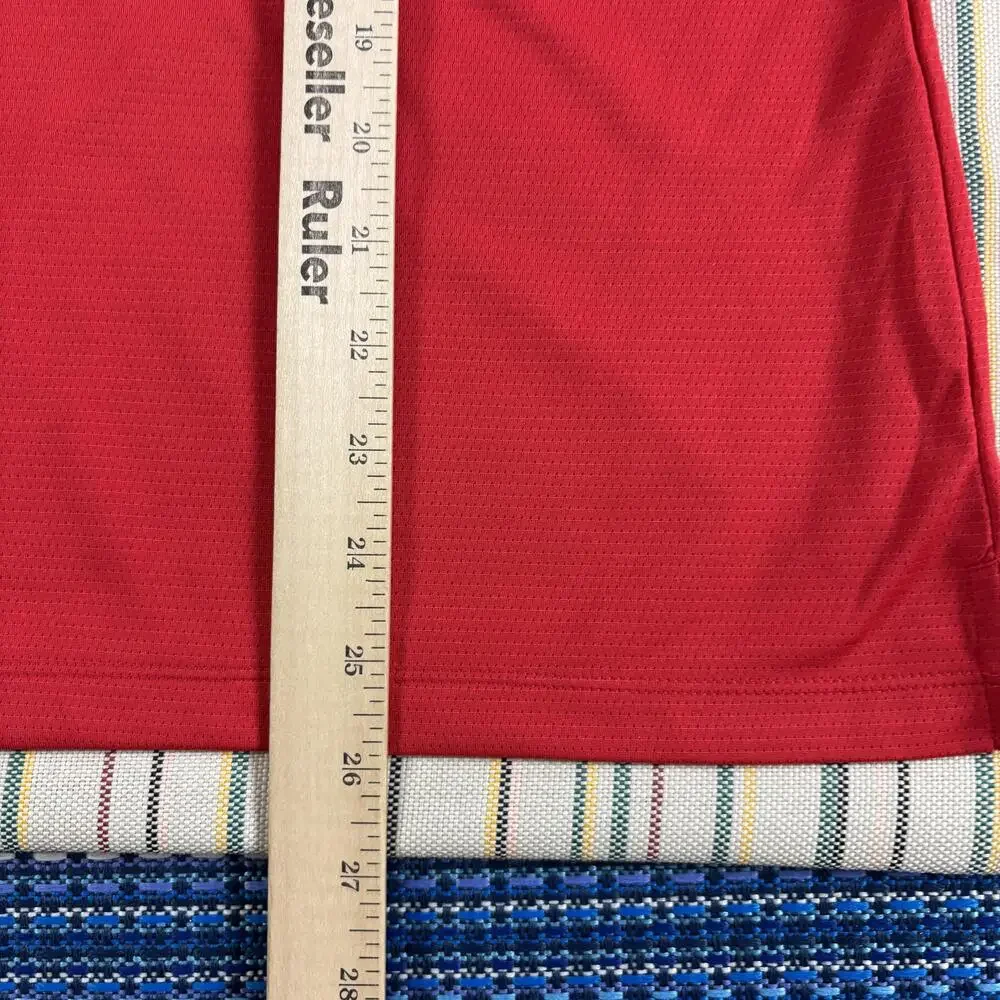 NEW Nike Golf Polo Shirt Womens Large Red Johnson & Johnson MedTech BV6043-657
